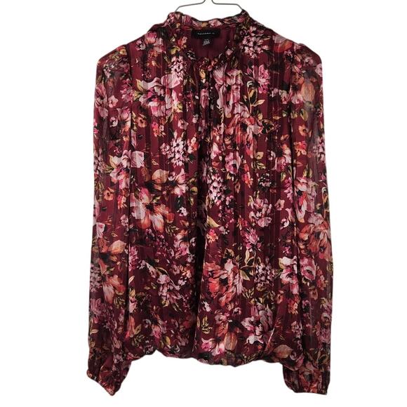 Tamara H Floral Long Sleeve Top - Women's Size Medium - Picture 1 of 5